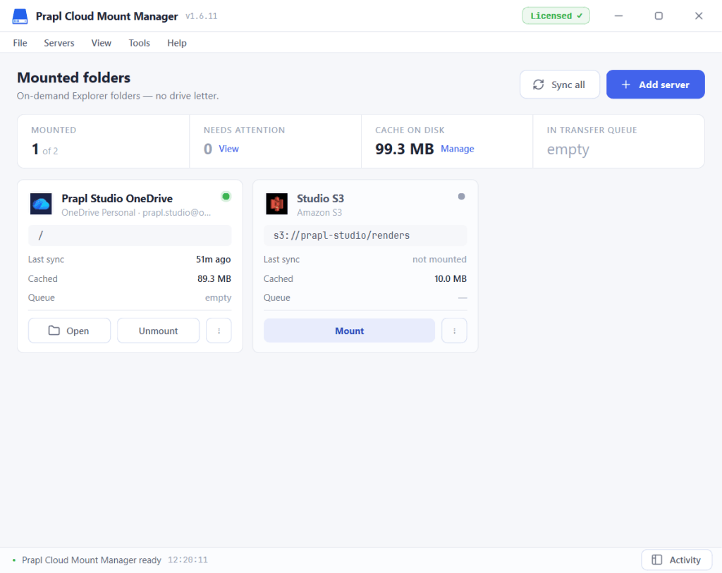 Mount OneDrive as Local Drive