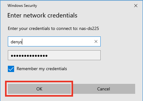 Map Synology NAS as a Network Drive