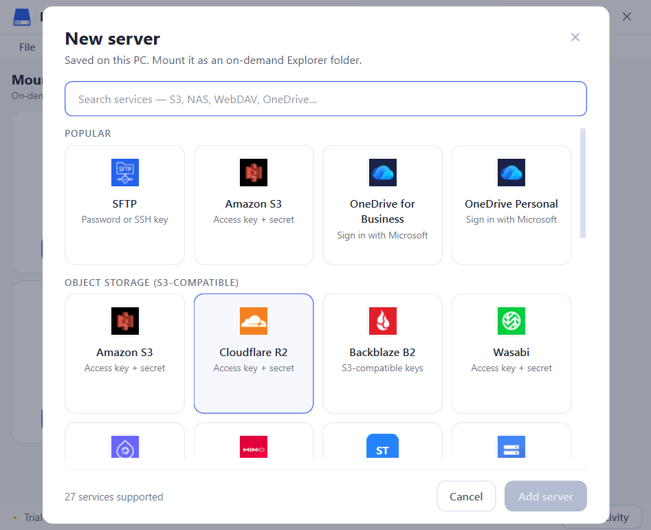 Choose Cloudflare R2