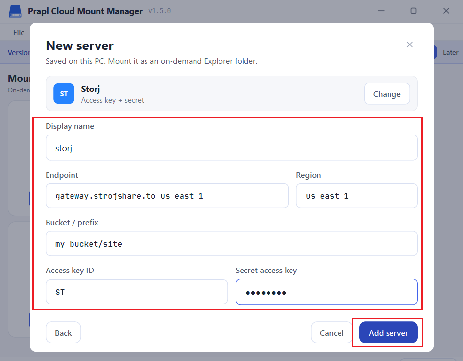 storj desktop app