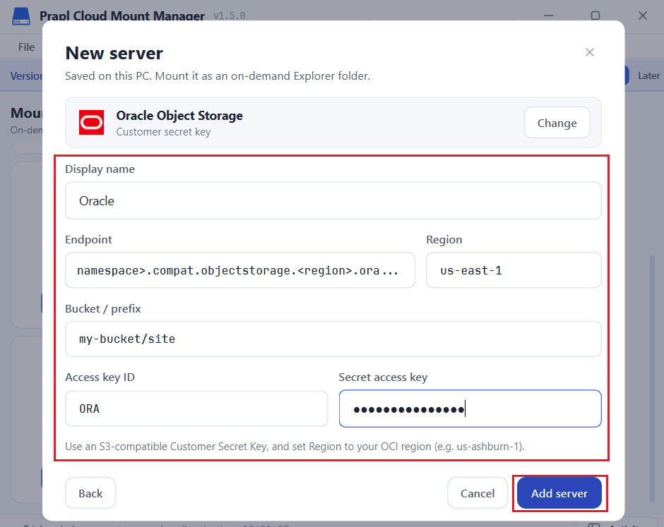 Oracle Desktop App