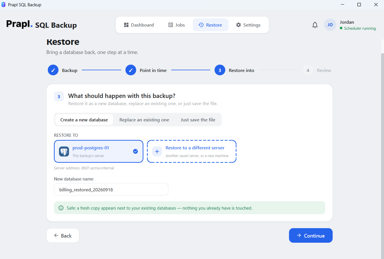 PostgreSQL Backup Tool