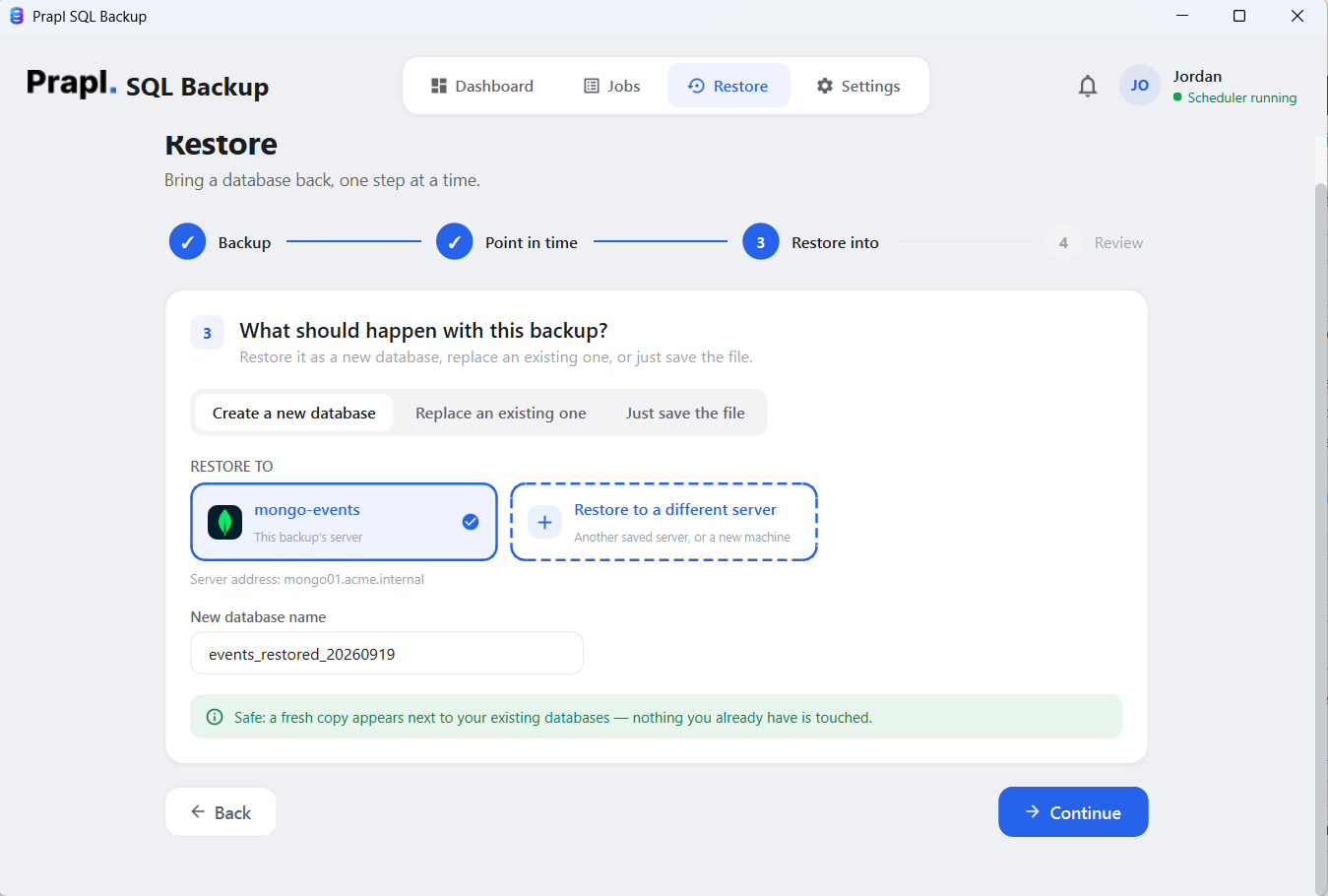 mongodb backup tool