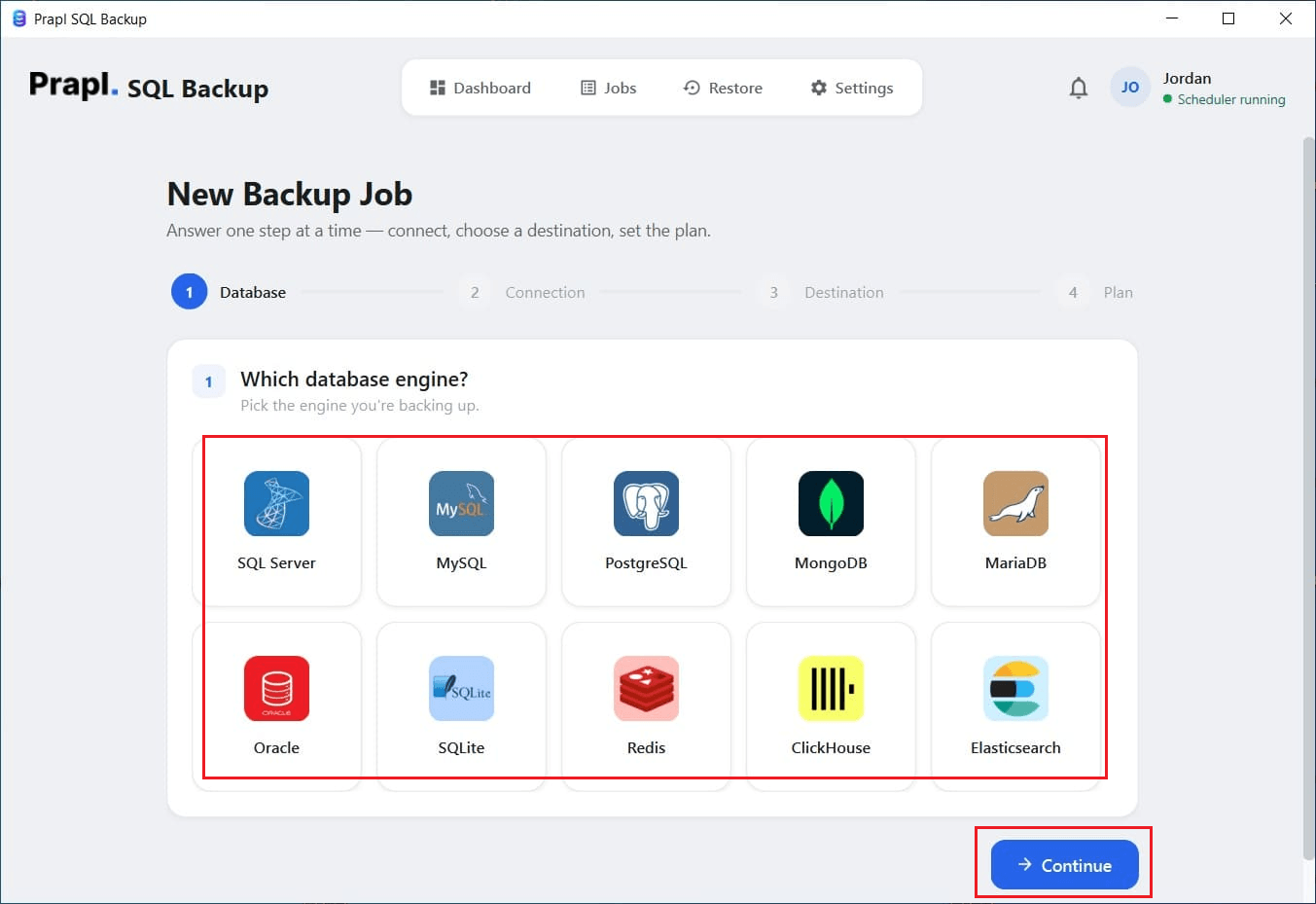 Automatic Database Backup