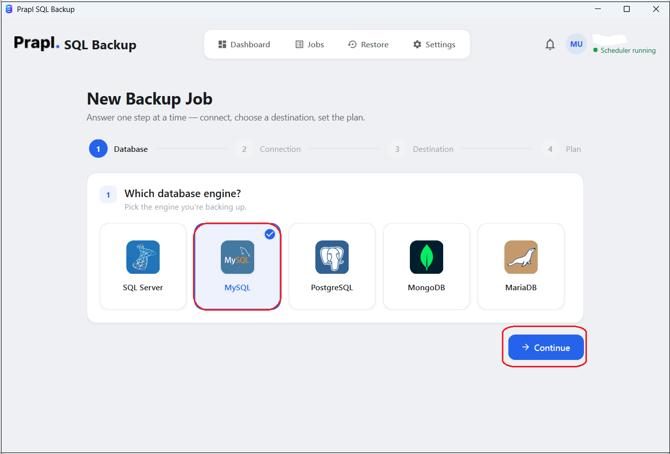 mysql backup tool
