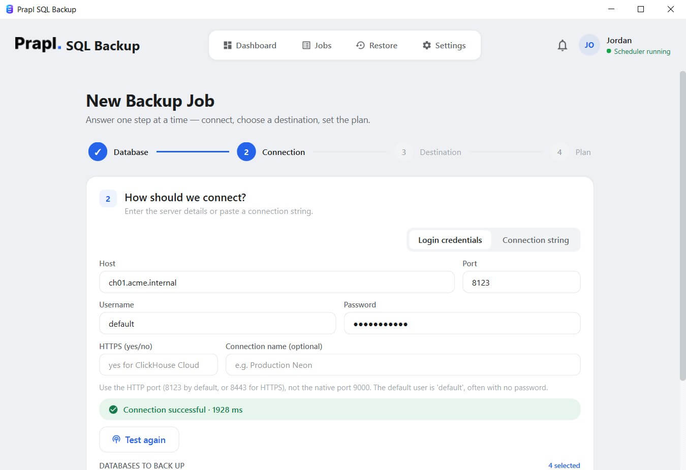 ClickHouse Backup and Restore Tool