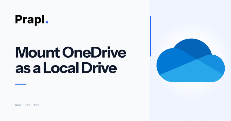 mount onedrive as a local drive