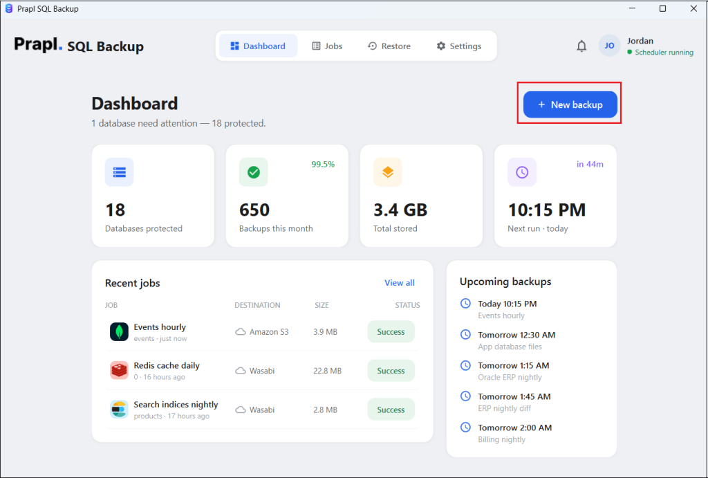 Automate Database Backup Using  Third-Party Tool
