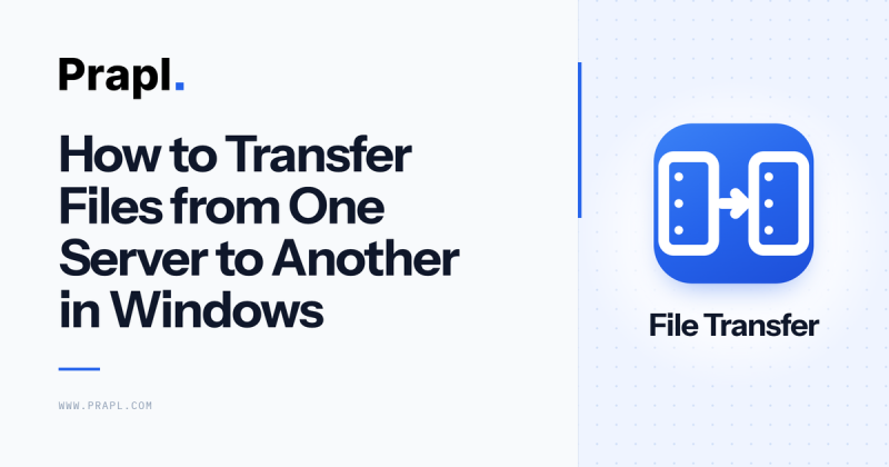 transfer files from one server to another